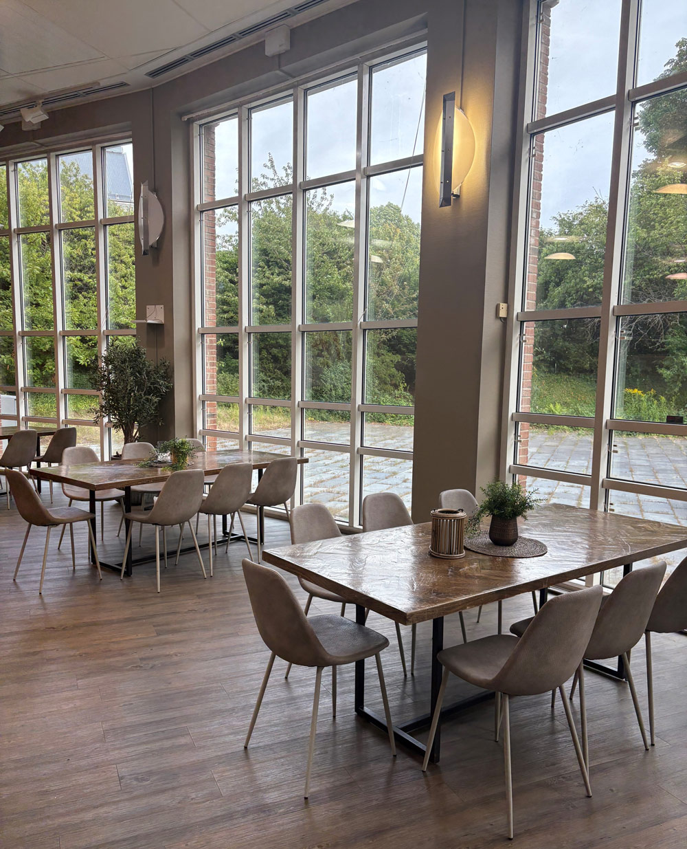 Matsalen på restaurang verket