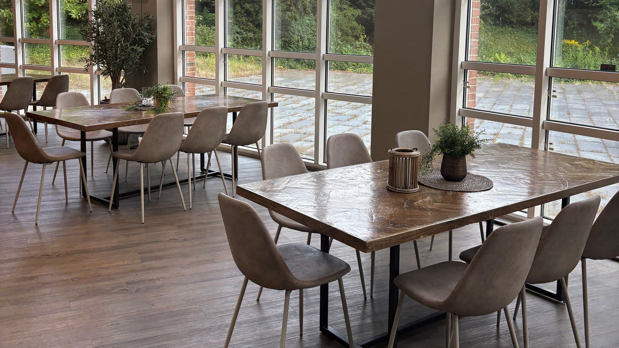 Matsalen på restaurang verket